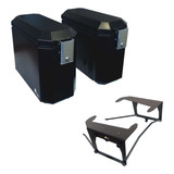 Kit Bauleto 33l Alumínio Preto Bmw F750 Gs Sport Suporte