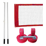 Kit Beach Tennis   Mastro   Rede 4 Fx   Fita De Demarcação