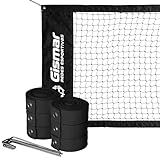Kit Beach Tennis Preto Rede Oficial Pro Fita De Marcação