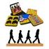 Kit Beatles Porta Copos Enfeite Abbey Road Presente Rock