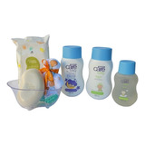 Kit Bebê Avon Colônia Shampoo E Sabonete Líquido Care Baby