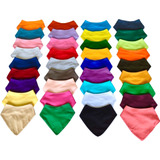 Kit Bebê Babador Bandana Dupla Face 10 Peças Alta Absorção