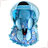 Kit Bebê Conforto Ovelha Azul Capa