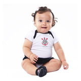 Kit Bebê Corinthians 3 Peças Menina Torcida Baby