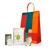 Kit Bebê E Mamãe Sabonete Colônia Lenço Natura
