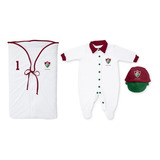 Kit Bebê Saída De Maternidade Fluminense 2 Oficial Menino