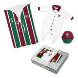 Kit Bebê Saída De Maternidade Fluminense Oficial Menino