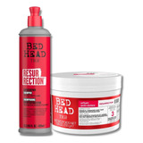 Kit Bed Head Shampoo 400ml E Máscara Resurrection 200g
