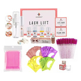 Kit Beleza Lash Lifting Tintura Espumador Escovinha Pads