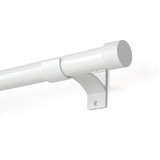 Kit Bella Arte Varão Simples Para Cortina Grosso 28mm 1 70m Alumínio Cor Branco