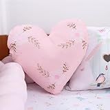 Kit Berço Padrão Americano Bordado Enxoval Quarto Bebê Com Trança Jardim Dos Passaros 4 Peças Menina Menino Unisex Baby Luxo Sofisticado