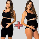 Kit Bermuda E Calcinha Alta Lupo Loba