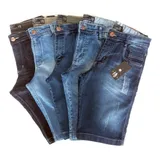 Kit Bermuda Jeans Masculino