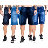 Kit Bermuda Jeans Masculino Lote 4