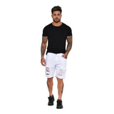 Kit Bermudas Jeans Masculina