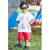 Kit Bermudas Masculina Jeans Infantil Juvenil