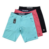 Kit Bermudas Masculina Social