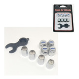 Kit Bico Antifurto Capa Tampa Válvula De Ar Do Pneu Ford
