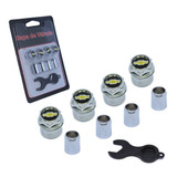 Kit Bico Antifurto Capa Tampa Válvula De Ar Do Pneu Gm