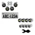Kit Bico De Pneu Capa De Válvula + Parafuso De Placa Gm