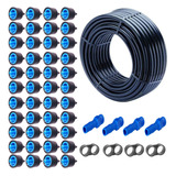 Kit Bico Gotejador Autocompensante 2 L h Irrigação 50 Und 