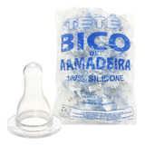 Kit Bico Mamadeira Redondo 25 Un 100 Silicone tetê 