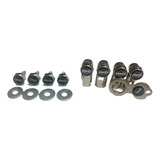 Kit Bico Pneu Cromado Antifurto Parafuso De Placa Volvo