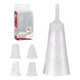 Kit Bicos Confeiteiro Decorador De Bolo 5 Pcs Bisnaga 34cm