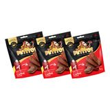 Kit Bifinho Petitos Cães Snack Sabor Carne Premium 1kg