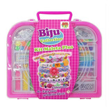 Kit Biju Collect Maleta Plus Miçangas Brinquedo Meninas Moda