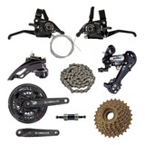 Kit Bike 21v Gta Rapdfire Pedivela Cambios Catraca Corrente