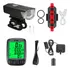 Kit Bike Farol + Sinalizador Recarregável + Velocimetro 563a