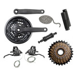 Kit Bike Pedivela Catraca Corrente Mov Central 21v Rapid Fir