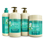 Kit Bio Extratus Cachos E Crespos 4 Produtos Litro