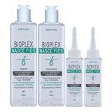 Kit Bioplex Nasce Fios 2 Shampoo 300ml 2 Tonicos 60ml