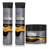 Kit Biotina Shampoo Condicionador Mascara Capilar