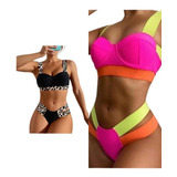 Kit Biquíni Com Bojo Feminino Asa Delta Cores 2 Un