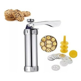 Kit Biscoiteira E Cookie C 4 Bicos E 20 Formas P Biscoitos