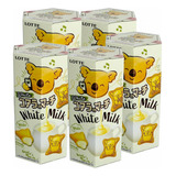 Kit Biscoito Koala White Milk 33g Leite E Queijo kit Com 5 