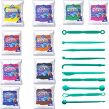 Kit Biscuit Iniciante Massa De Biscuit Estecas Brinde