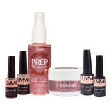 Kit Blindagem Prep Primer Topcoat Gel Base Gel 28g Humma