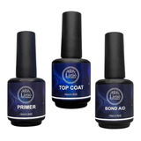 Kit Blindagem Primer Ácido Top Coat Cleanse Bond Aid