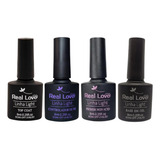 Kit Blindagem Real Love Preparadores E Finalizadores Cor Transparente