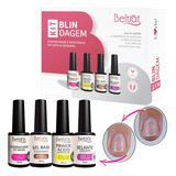 Kit Blindagem Unhas Beltrat Desidratador Primer Gel Selante