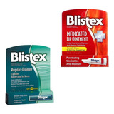 Kit Blistex Protetor Labial Lip Medicated E Lip Ointment 