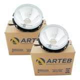 Kit Bloco Óptico Original Arteb Vw Kombi Farol 96 97 98 99