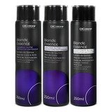 Kit Blonde Essence Matizador Dicolore Sh Masc Acid 250ml