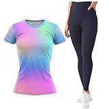 Kit Blusa Academia Feminina Moda Fitness Calça Legging Lisa Levanta Bumbum Grossa Caminhada Gênero Feminino Cor Preto Ta