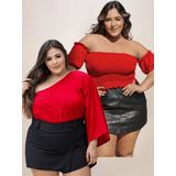 Kit Blusa Feminina Vermelha