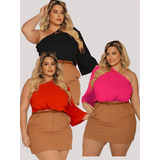 Kit Blusa Plus Size